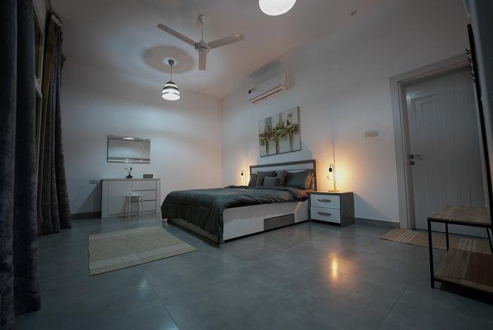 Bedroom with large bed